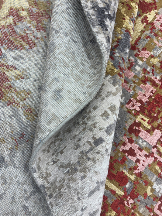 Wool silk carpet (me 854)