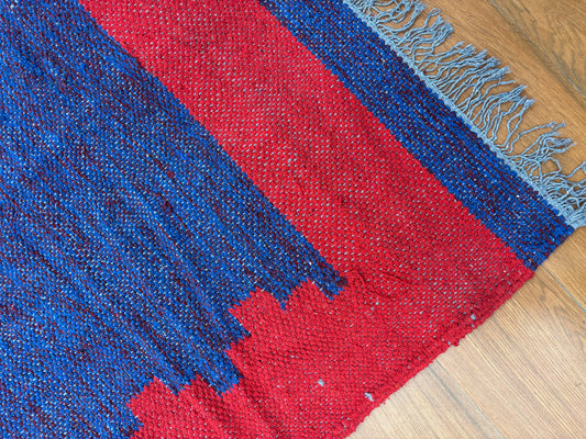 Cotton Khadi Dhurrie heavy