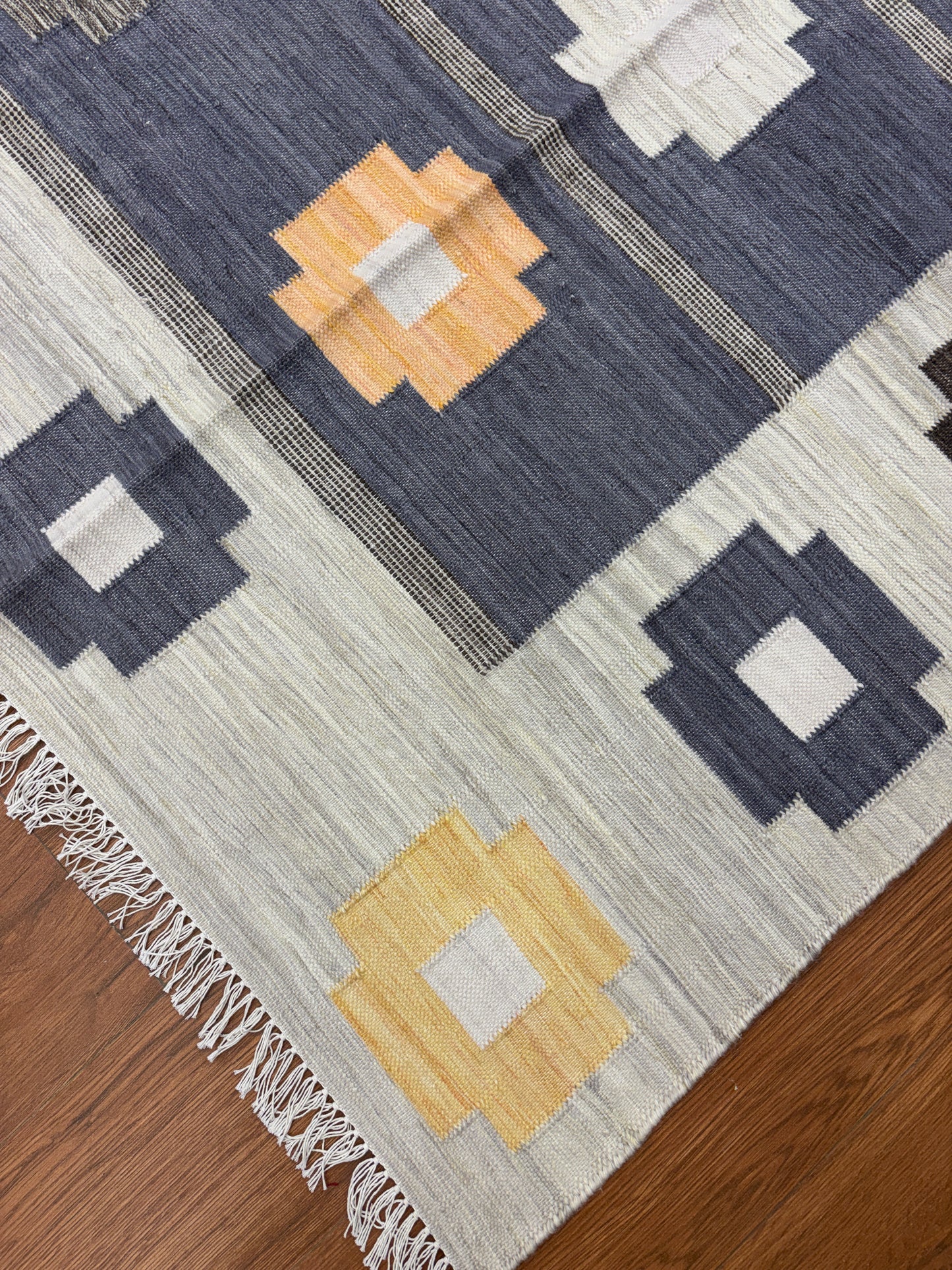 Hand made woollen Punja Dhurrie- WPD 05