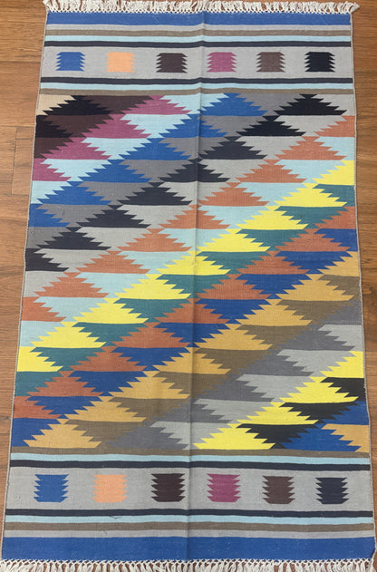 Hand made cotton Punja Dhurrie- CPD 01