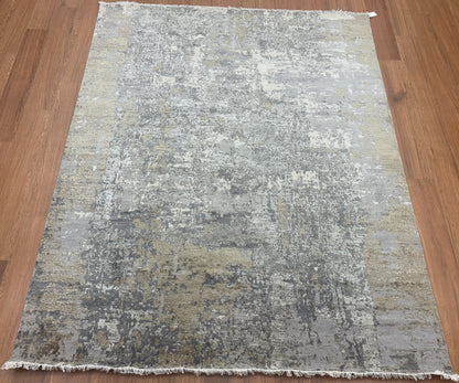Wool silk carpet (Me 802)
