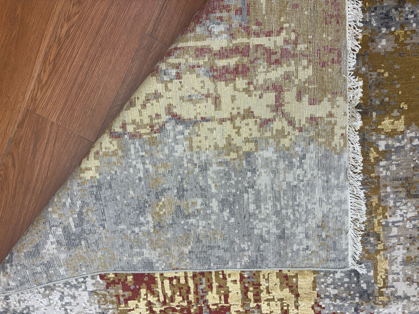 Wool silk carpet (me 854)
