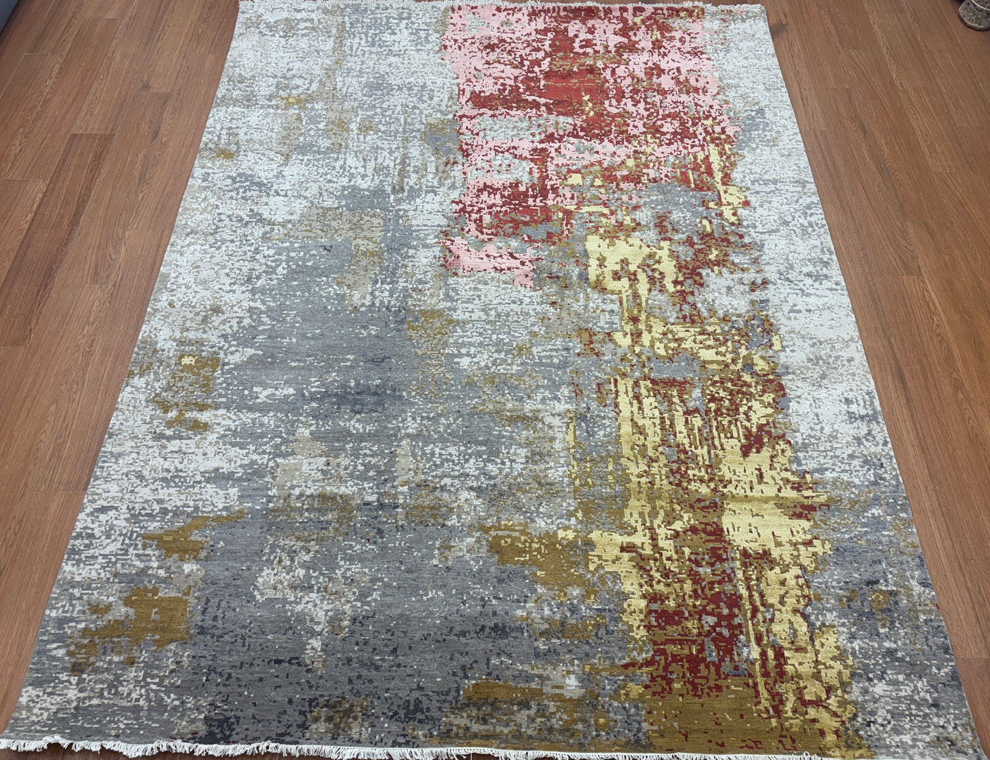 Wool silk carpet (me 854)