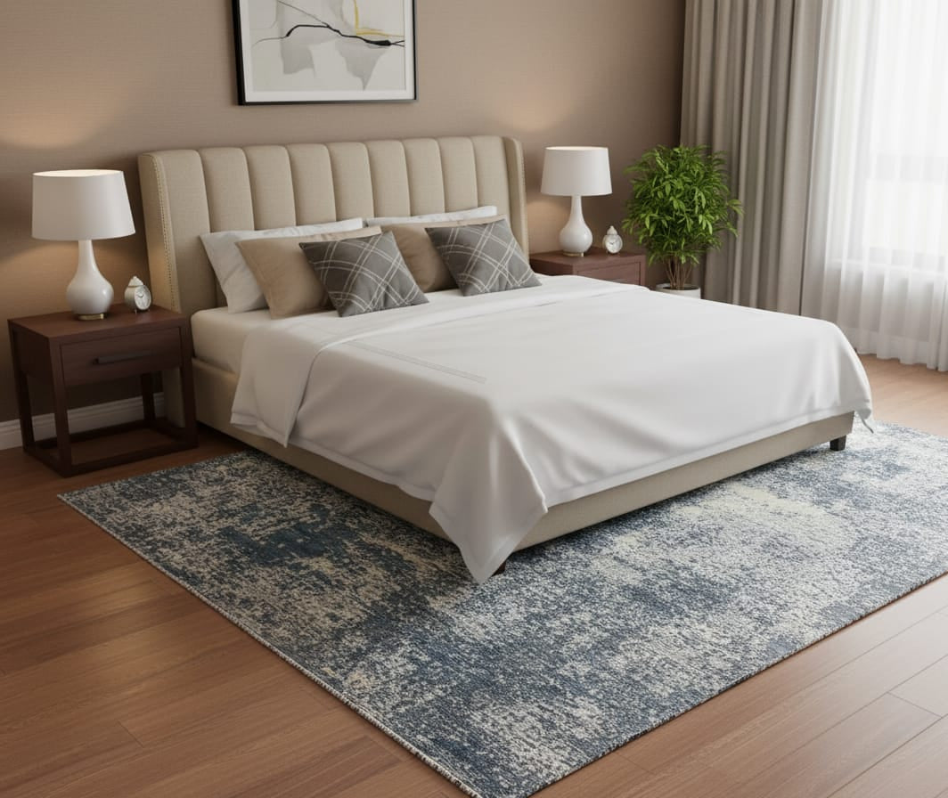 Wool silk carpet (Me 856)