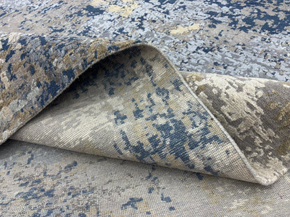 Wool silk carpet (me 857)