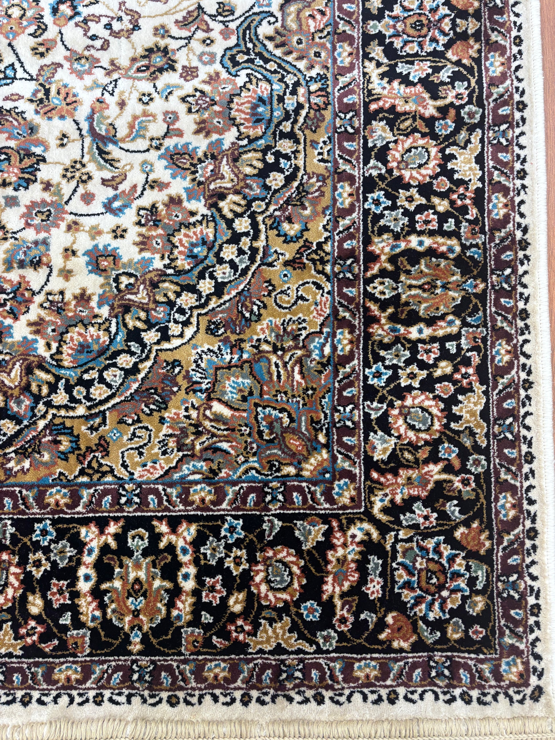 Persian Silk carpet - MRO 06 - Ivory | variant: Ivory