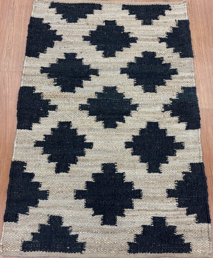 Hand woven Jute Rug- Mangal jute rug 04