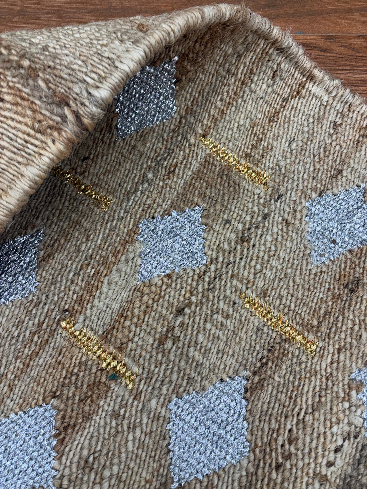 Hand woven Jute Rug- Mangal jute rug 08