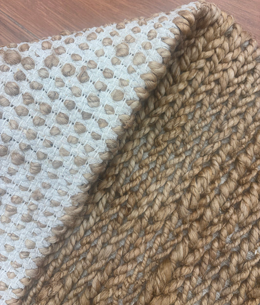 Hand woven Jute Rug- Mangal jute rug 19