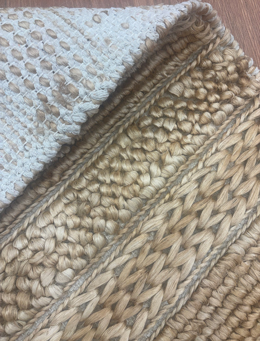 Hand woven Jute Rug- Mangal jute rug 20