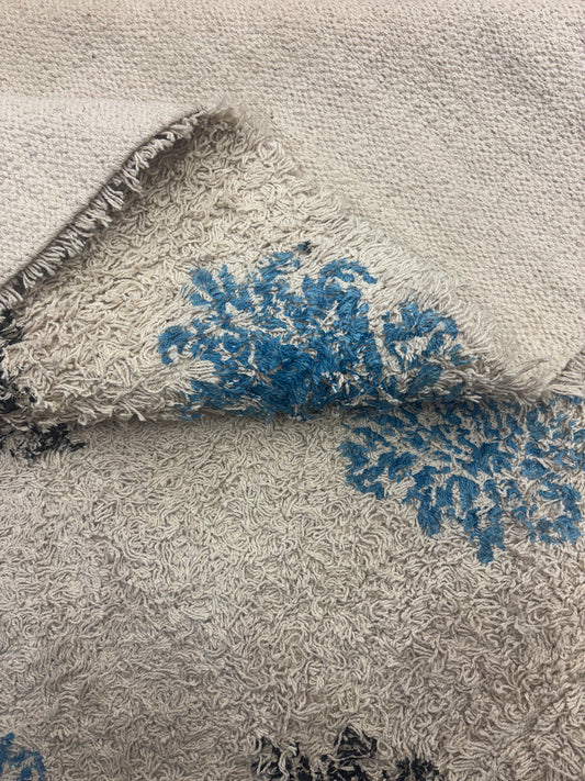 Hand block printed cotton Rug- Mangal Print 32