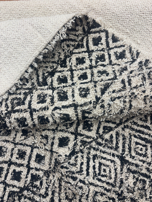 Hand block printed cotton Rug- Mangal Print 34