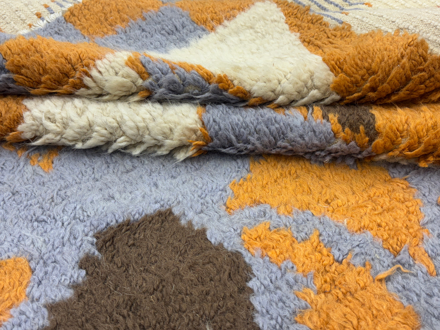 Wool Shaggy carpet/Moroccan (Mangal shaggy 601)