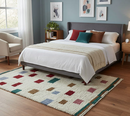 Wool Shaggy carpet/Moroccan (Mangal shaggy 602)