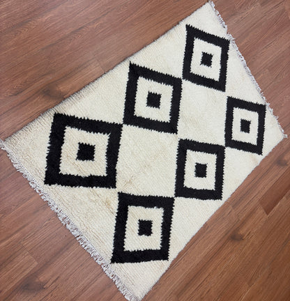 Wool Shaggy carpet/Moroccan (Mangal shaggy 604)