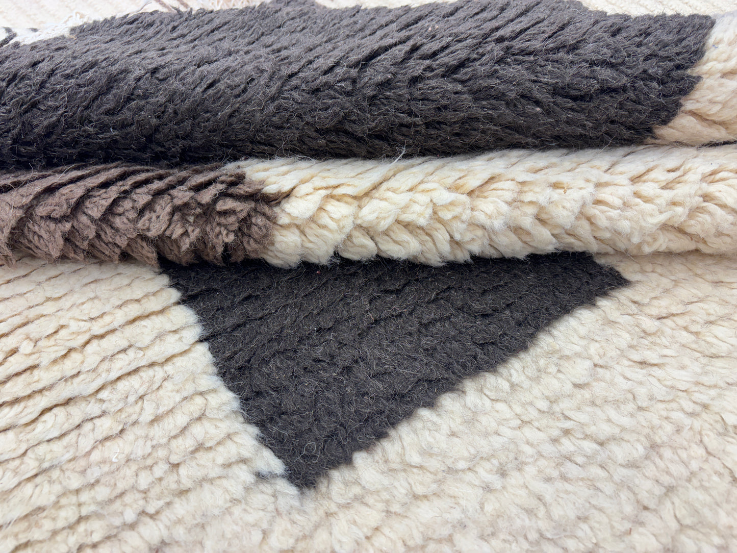 Wool Shaggy carpet/Moroccan (Mangal shaggy 605)