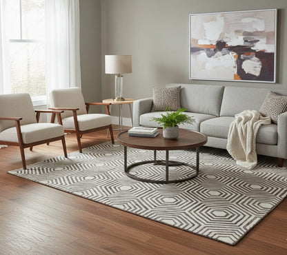 Tufted Woollen Carpet (Mangal tufted 118)