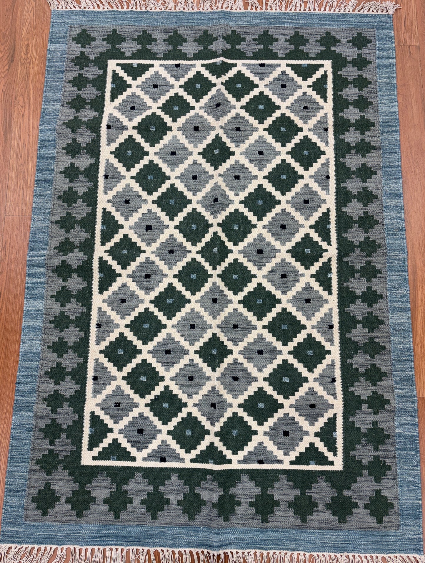 Hand made woollen Punja Dhurrie- WPD 02