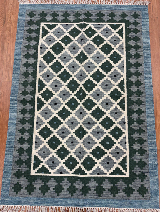 Hand made woollen Punja Dhurrie- WPD 02